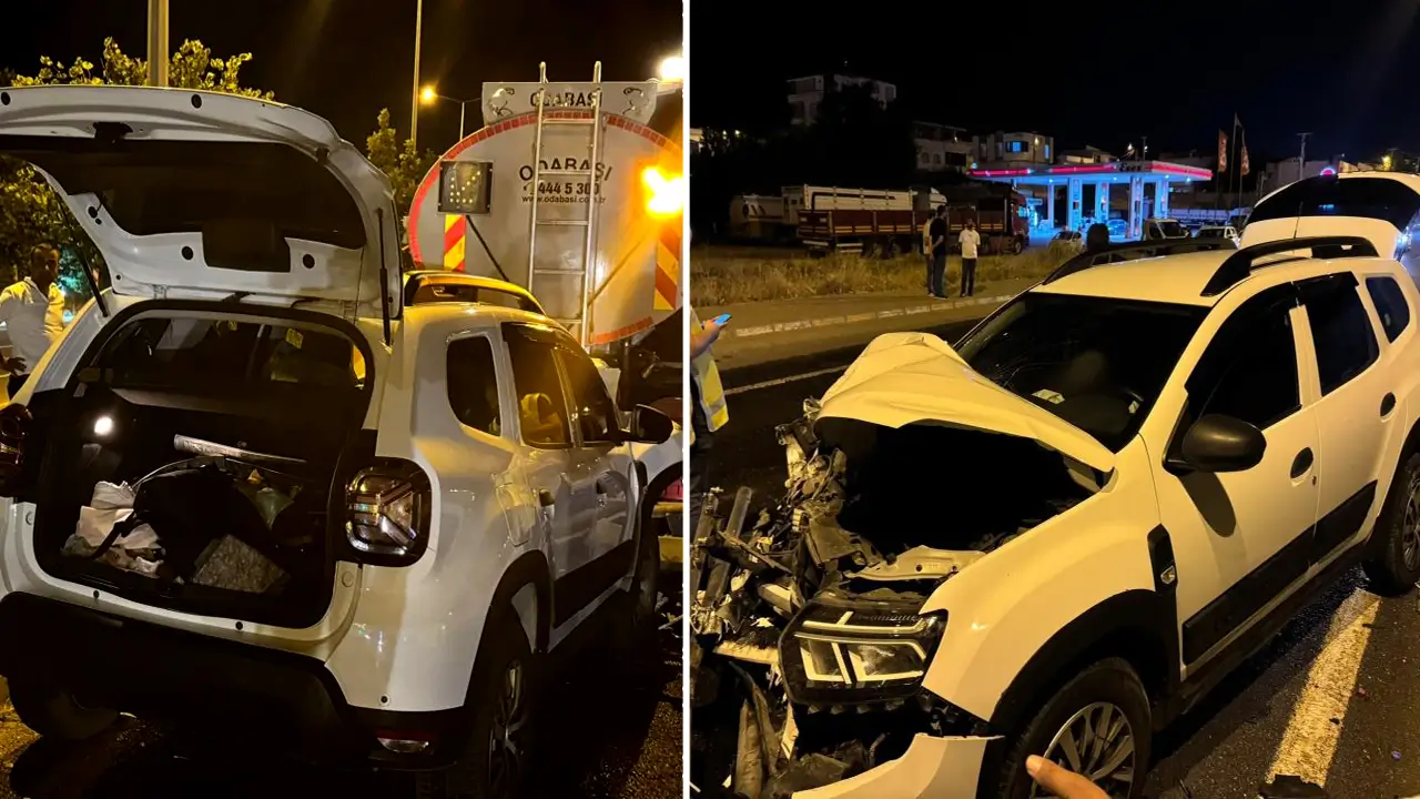 Diyarbakır'da otomobil sulama aracına çarptı: 3 yaralı