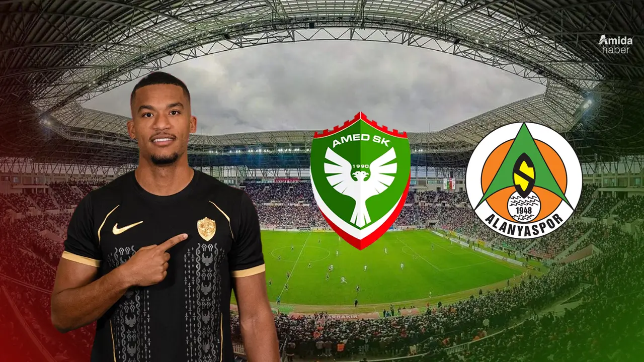 Amedspor’un Alanyaspor maçı ilk 11’i: Lafont ilk kez sahada