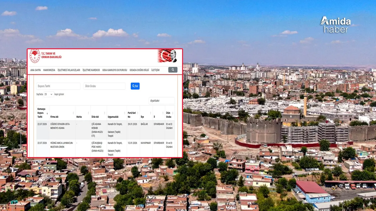 Diyarbakır’da kebap ve pide harcından sakatat çıktı