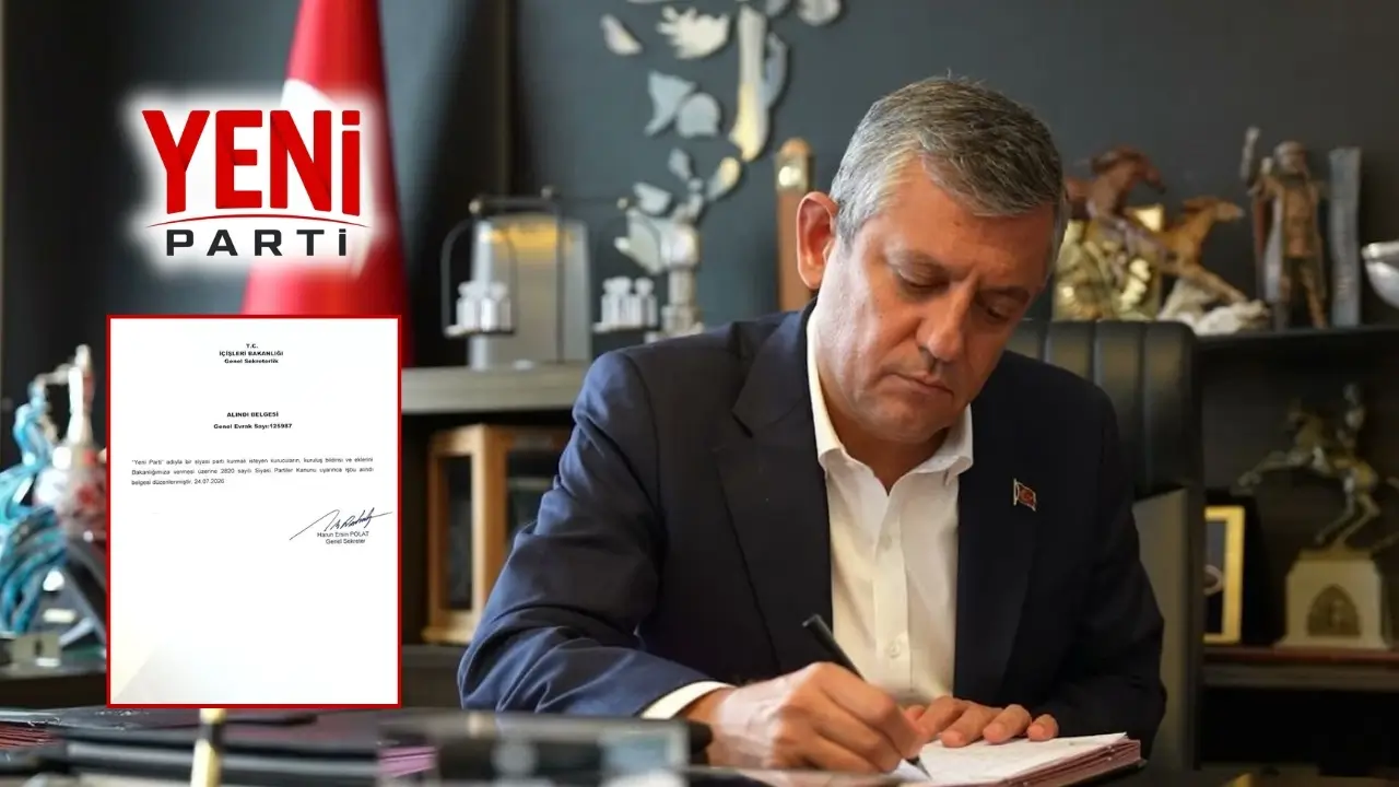 Yeni Parti resmileşti: Alındı belgesi düzenlendi