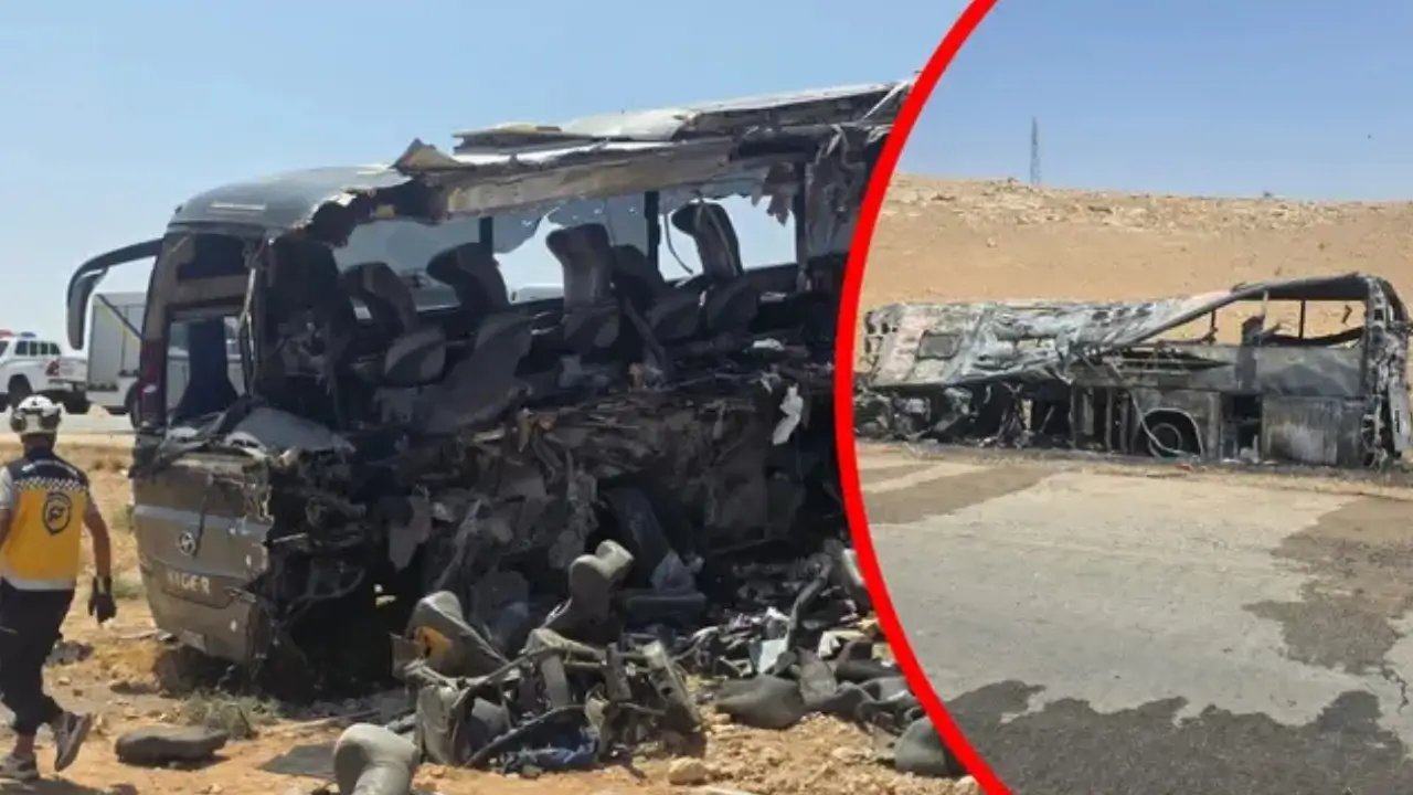 Suriye'de otobüsler çarpıştı: 35 ölü, 30 yaralı