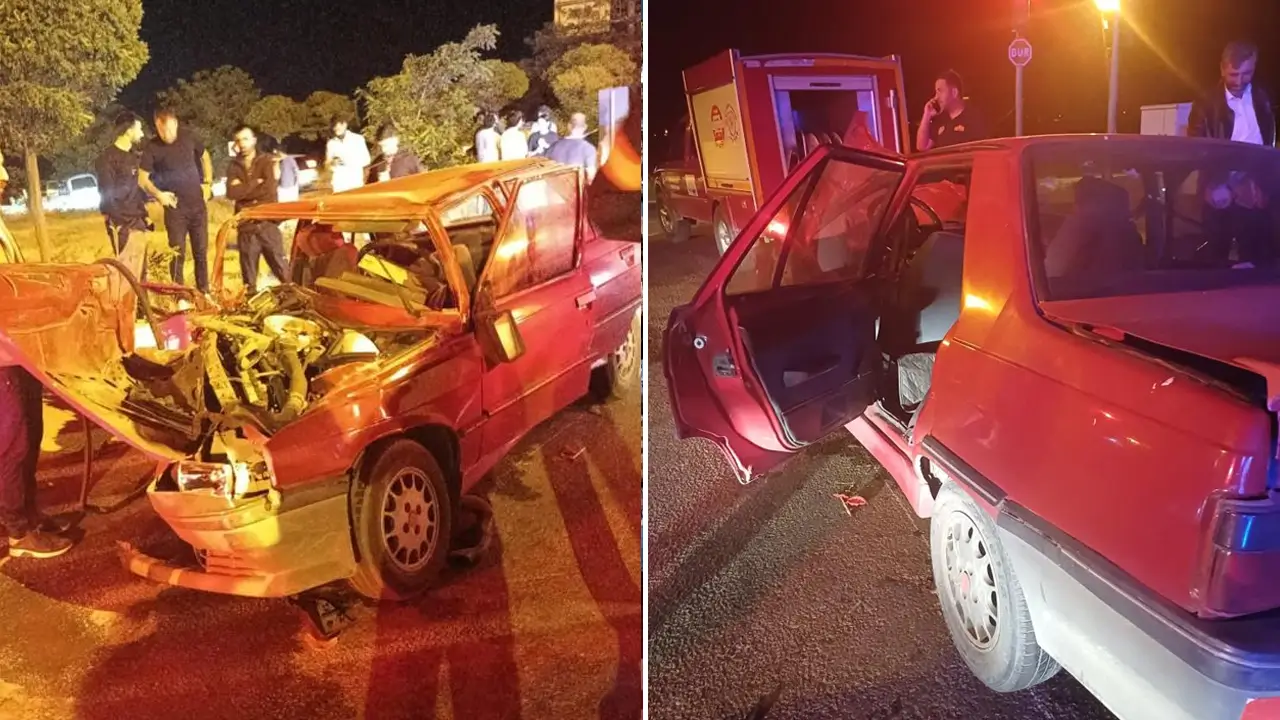 Van'da iki otomobil çarpıştı: 7 kişi yaralandı