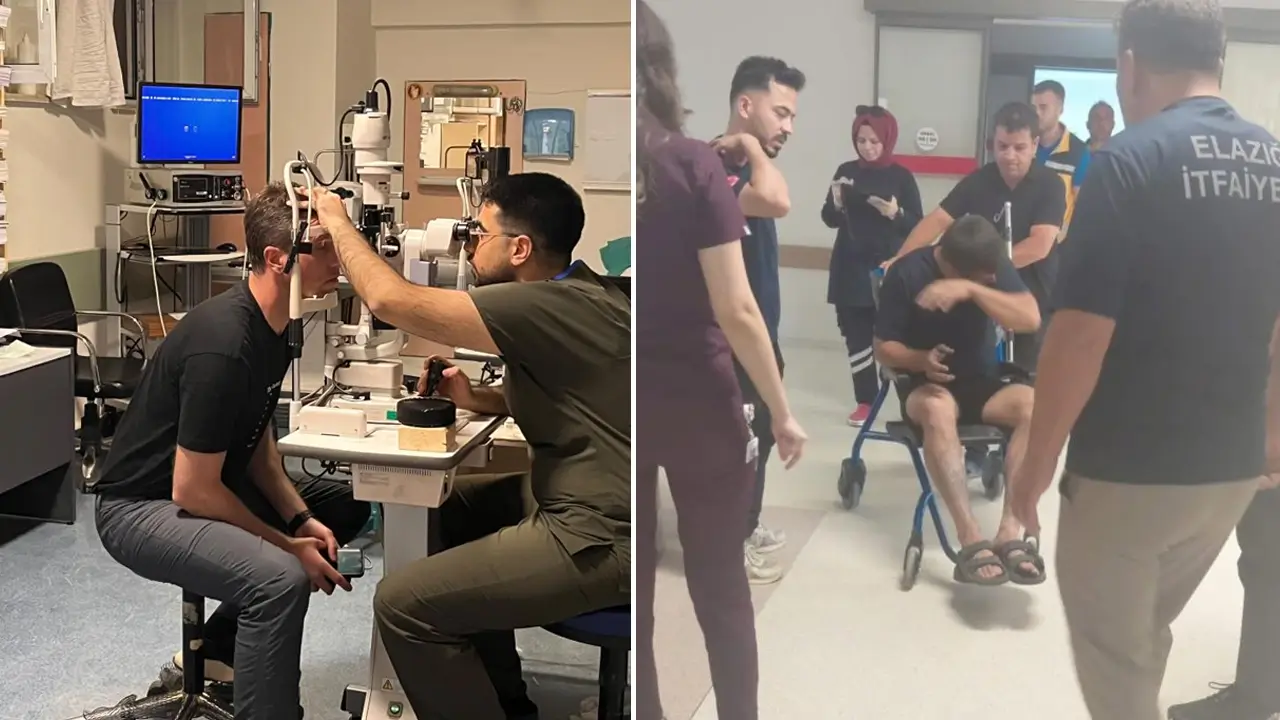 Yangınlara müdahale eden 2 itfaiye personeli yaralandı