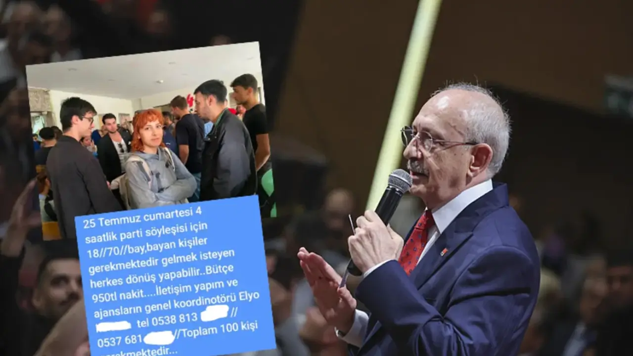 CHP törenine figüran götüren ajanstan açıklama