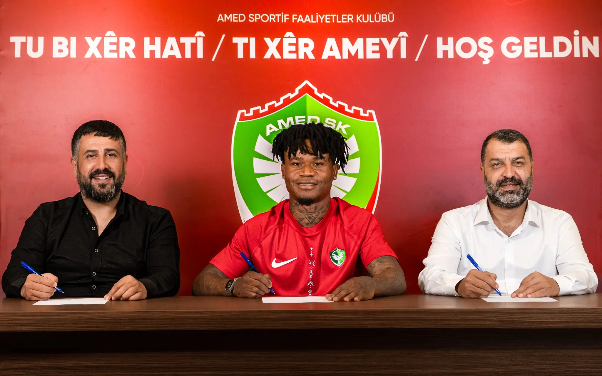 Gift Orban’dan Amedspor’da ilk mesaj: ‘İnsan karar verir, Tanrı onaylar’