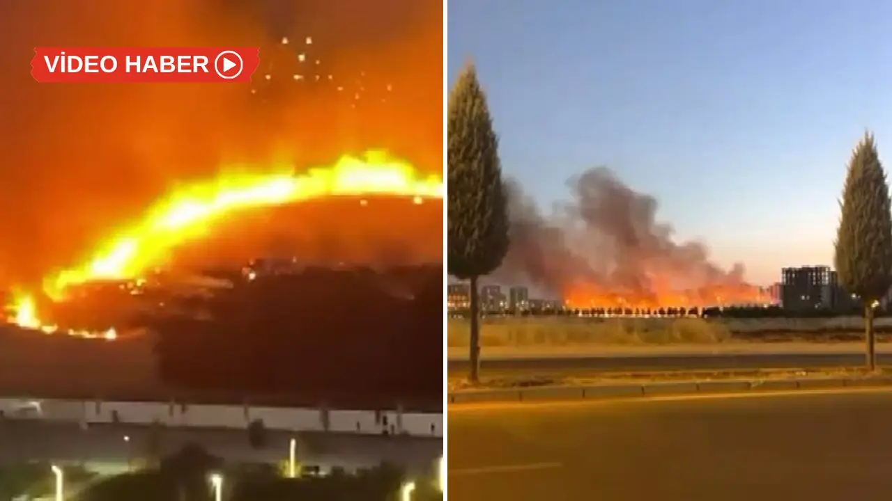 Diyarbakır’da yangın paniği: Gece gündüze döndü