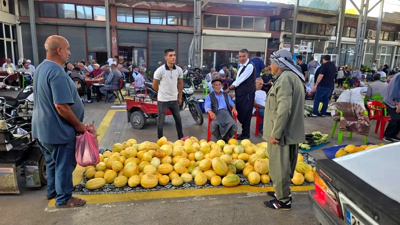 Çermik’in kavunu tezgâhlarda alıcısını bekliyor