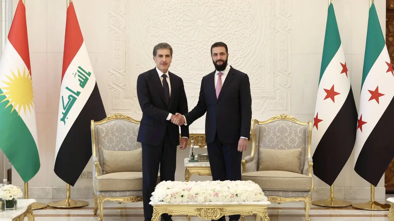 Şara’dan Barzani görüşmesinin ardından Kürtçe mesaj