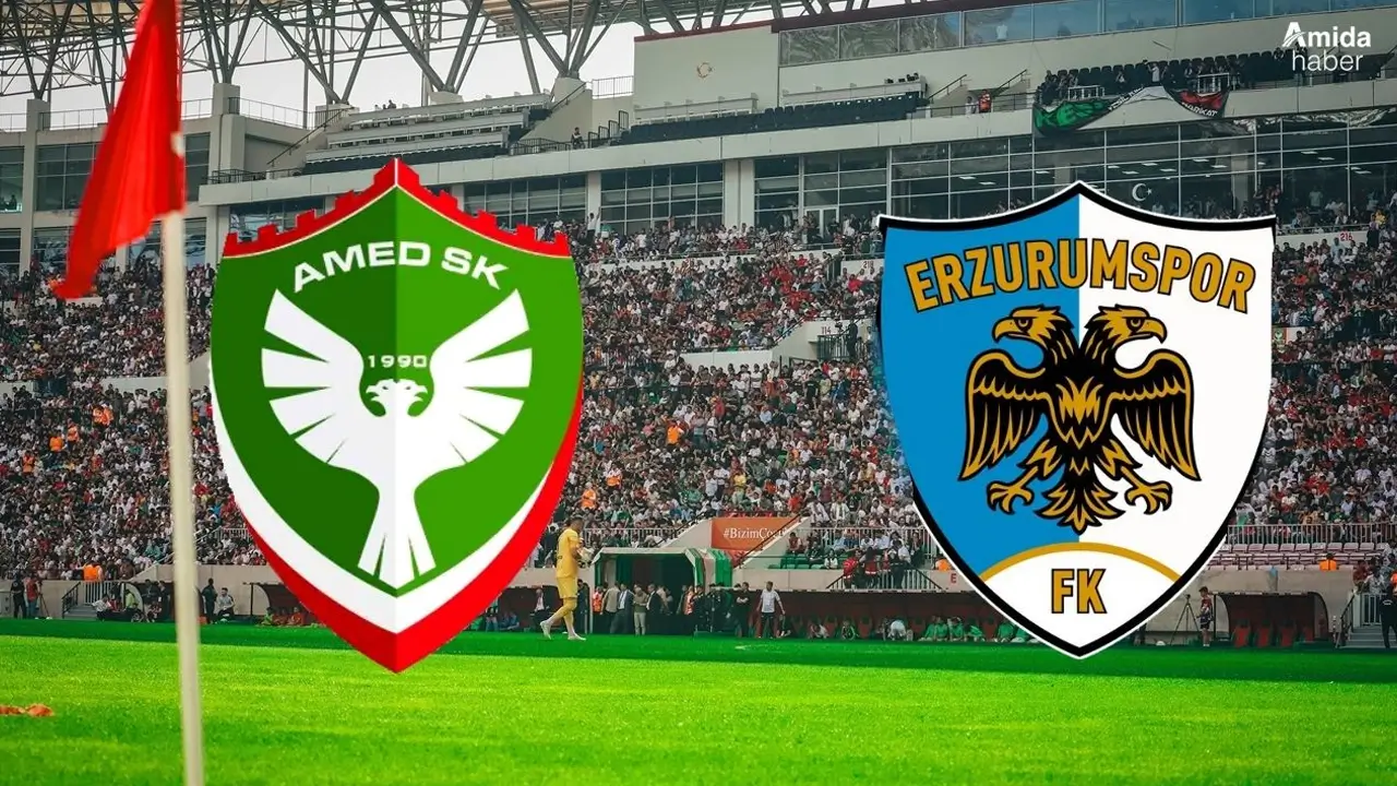 Amedspor Erzurum maçının 11'i belli oldu