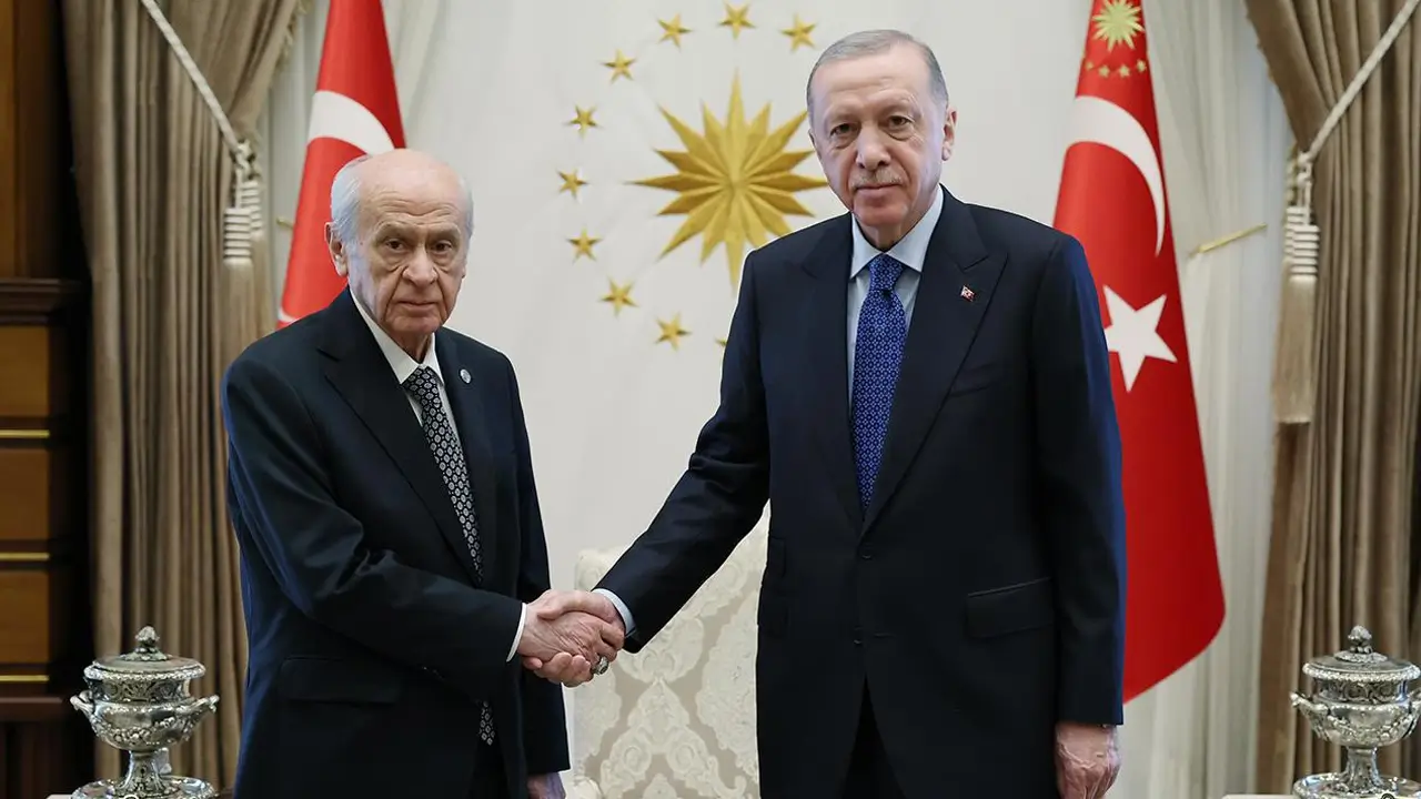 MGK öncesi Erdoğan ve Bahçeli görüşüyor