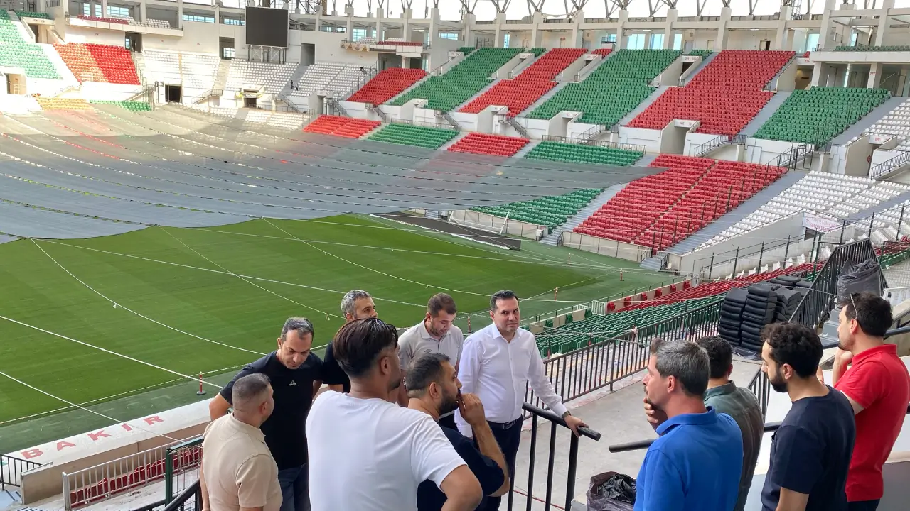 Amedspor için Süper Lig hazırlığı: Diyarbakır Stadyumu’nda çalışmalar hızlandı