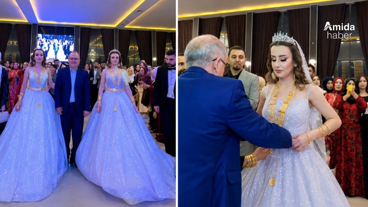 Mardin’de dört kardeş aynı salonda evlendi