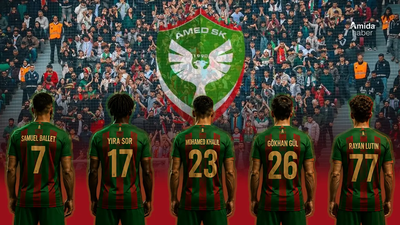 Amedspor’dan peş peşe transferler: İşte imza atacak 5 futbolcu