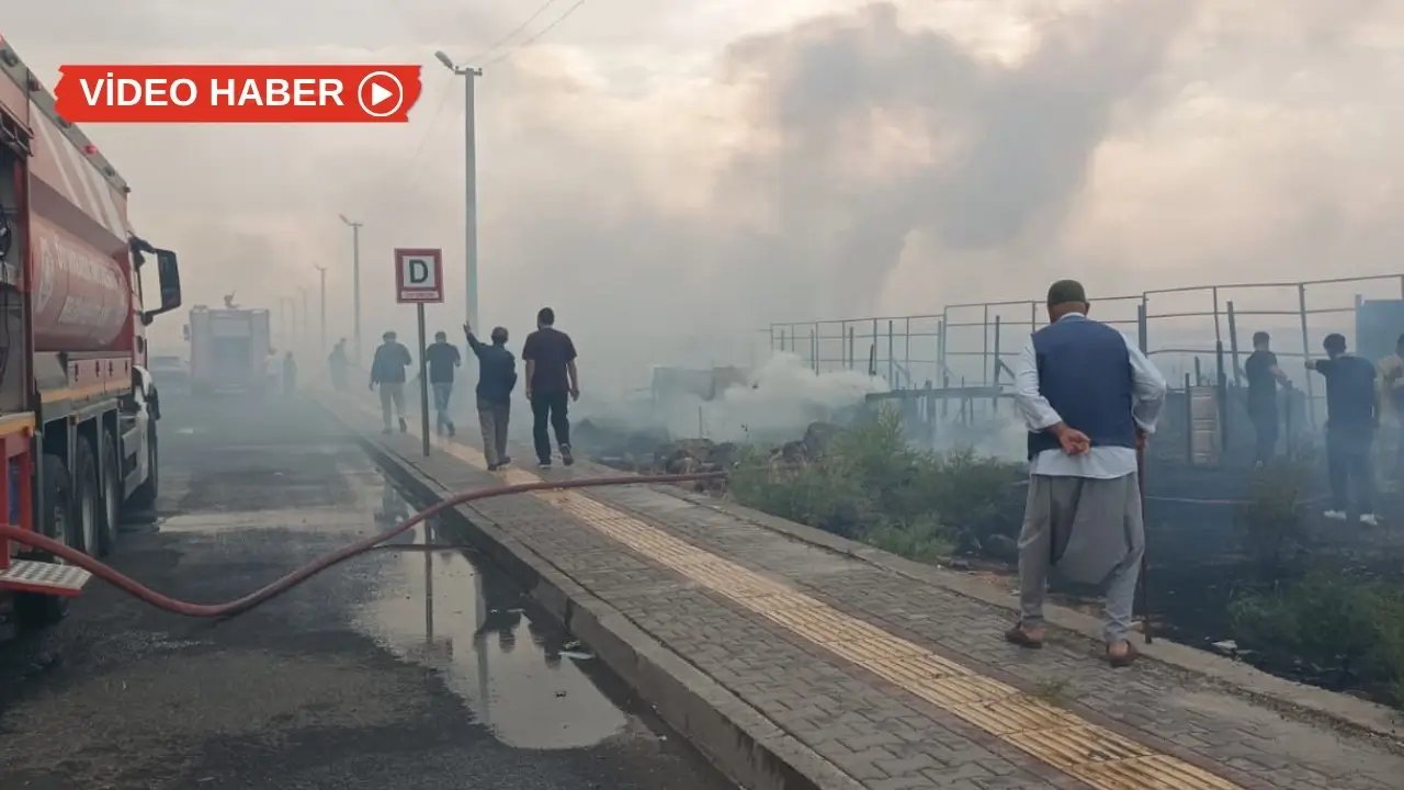 Diyarbakır’da anız yangını: Hastane çevresi dumana büründü