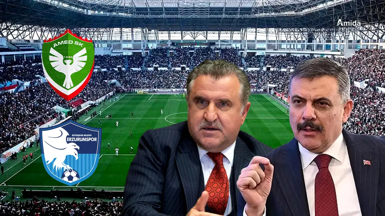 Amedspor-Erzurumspor maçında bakanlar tribünde olacak