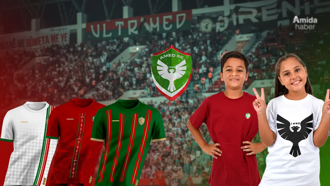 Amedspor çocuk formalarına yoğun ilgi: Bedenler hızla tükeniyor