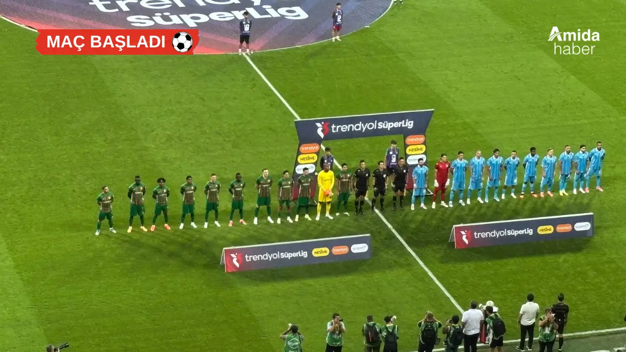 Amedspor'un Süper Lig'deki ilk maçı başladı