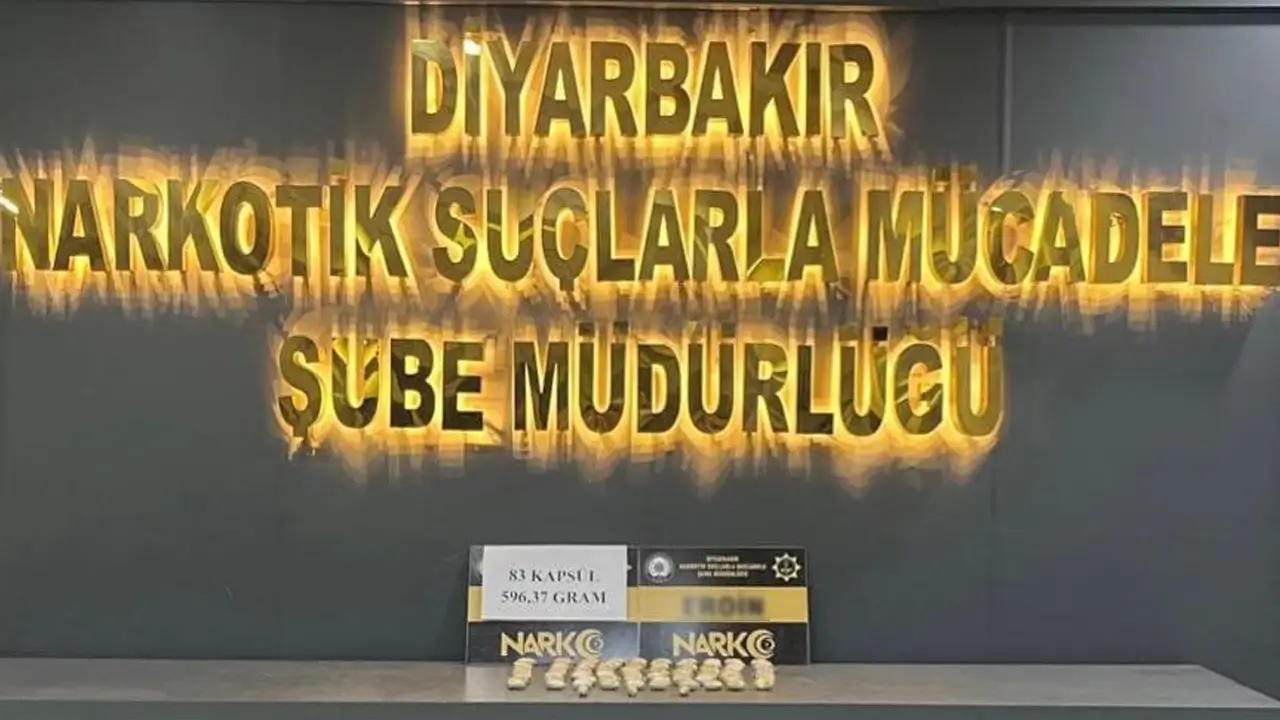 İran’dan Diyarbakır’a eroin sevkiyatı: Bedeninde 83 kapsül çıktı