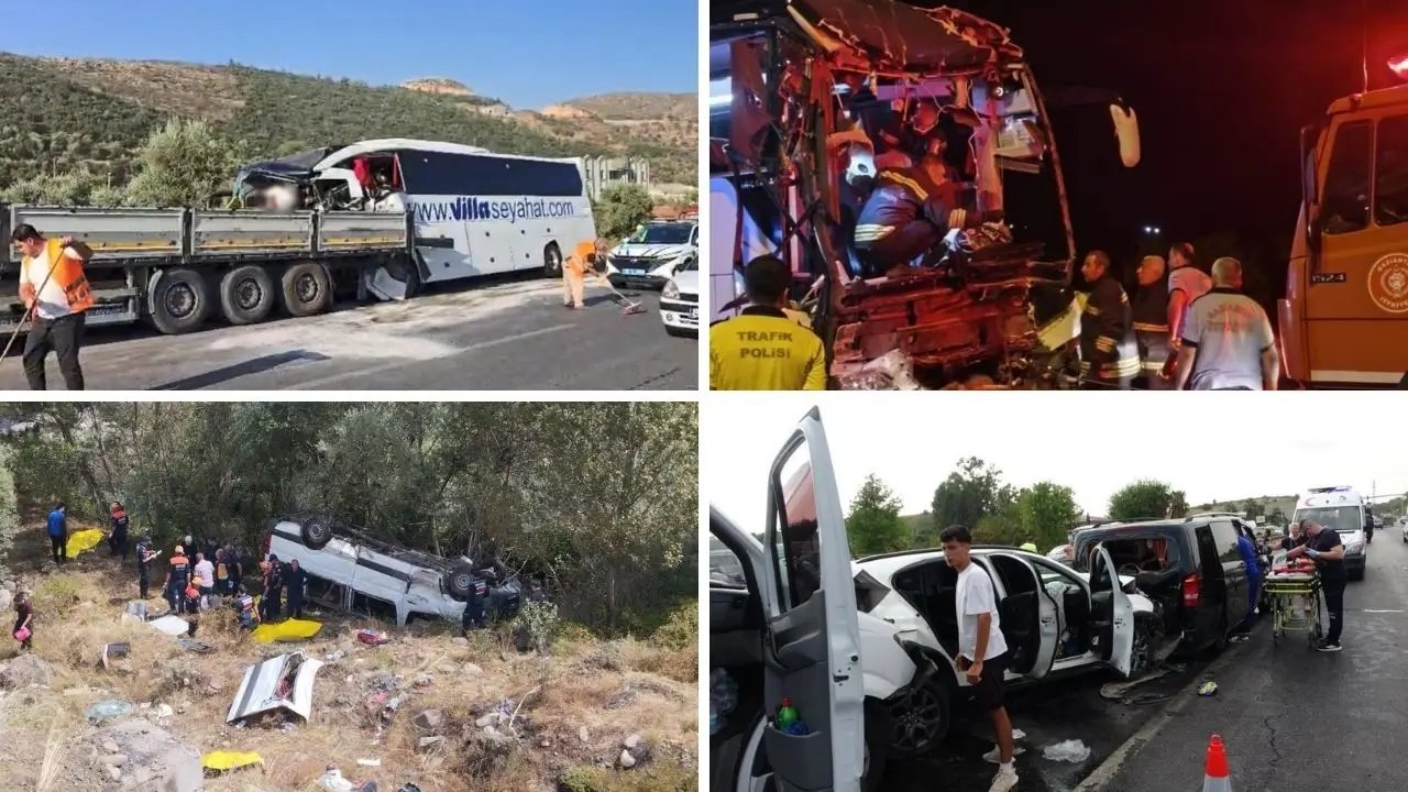 9 saatte ağır bilanço: 6 ölü, 62 yaralı