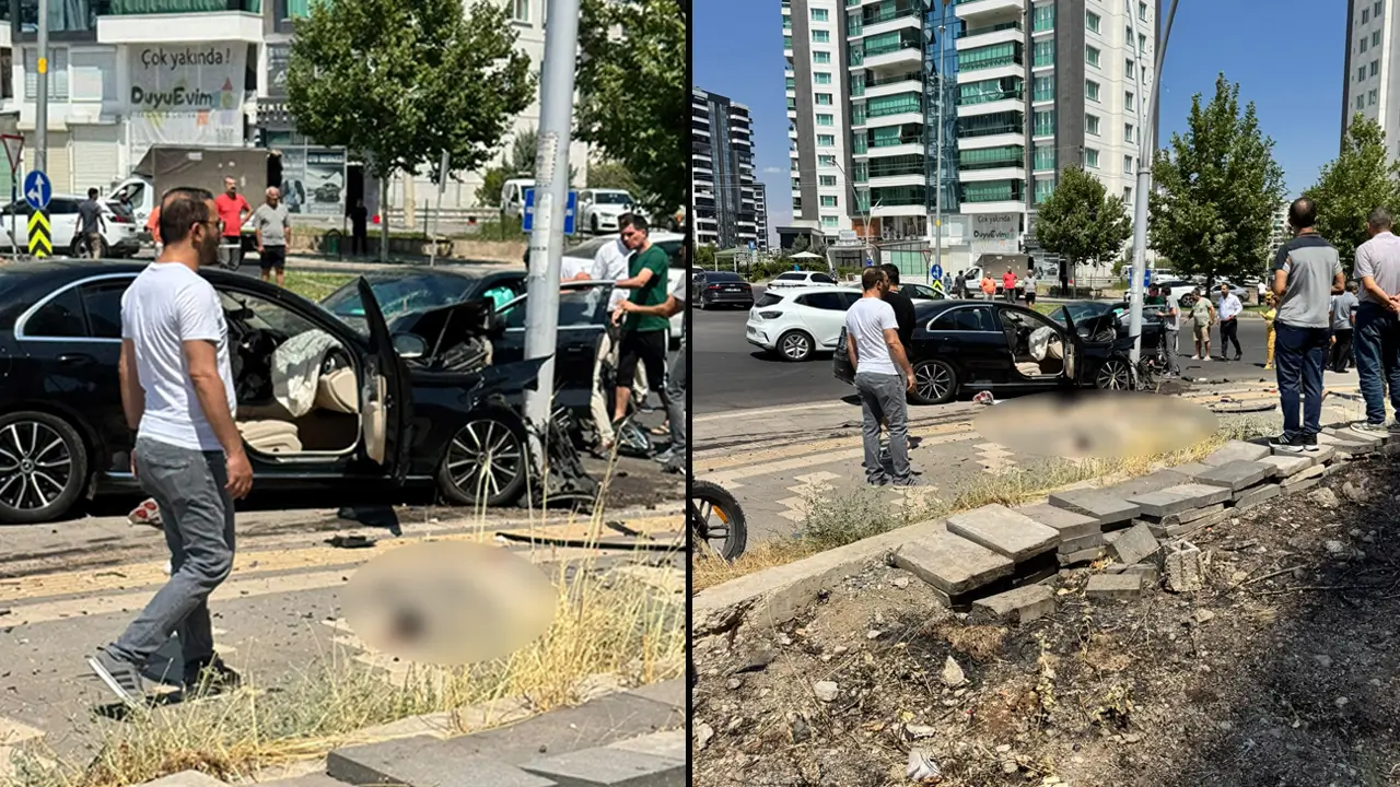 Diyarbakır’da feci kaza: 1 ölü, 1 yaralı