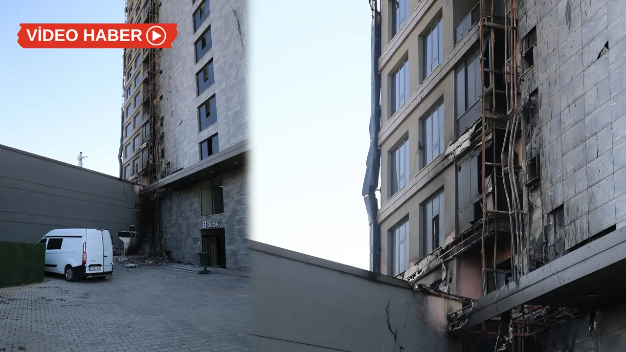 Diyarbakır'daki plaza yangınının izleri ortaya çıktı