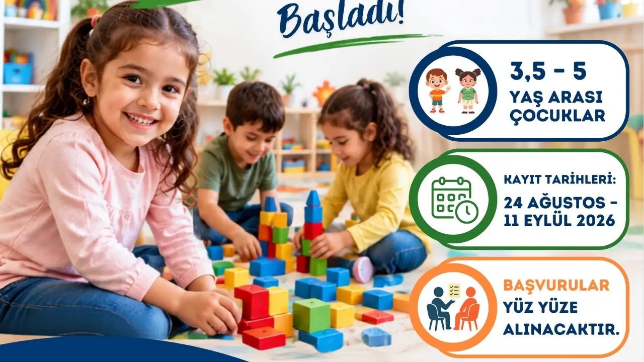 Diyarbakır’da 3,5-5 yaş arası çocuklar için kayıtlar başladı
