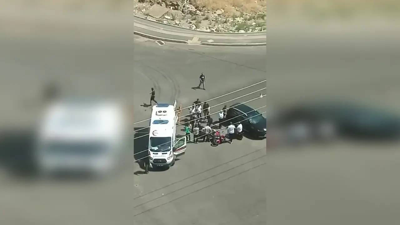 Diyarbakır’da motosiklet kazası: 1 yaralı
