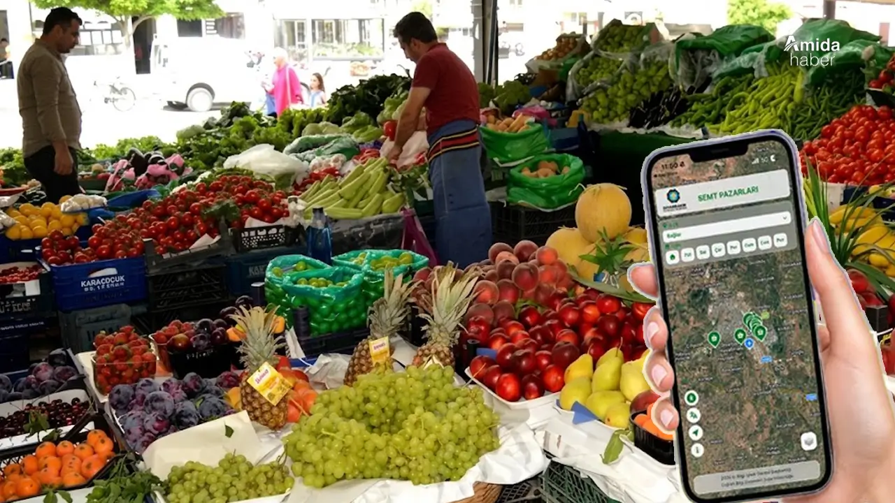 Diyarbakır’da ‘Nerede Pazar var?’ uygulaması hizmete girdi