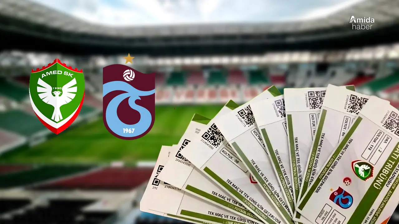 Amedspor – Trabzonspor maçı biletleri satışta: İşte fiyatlar