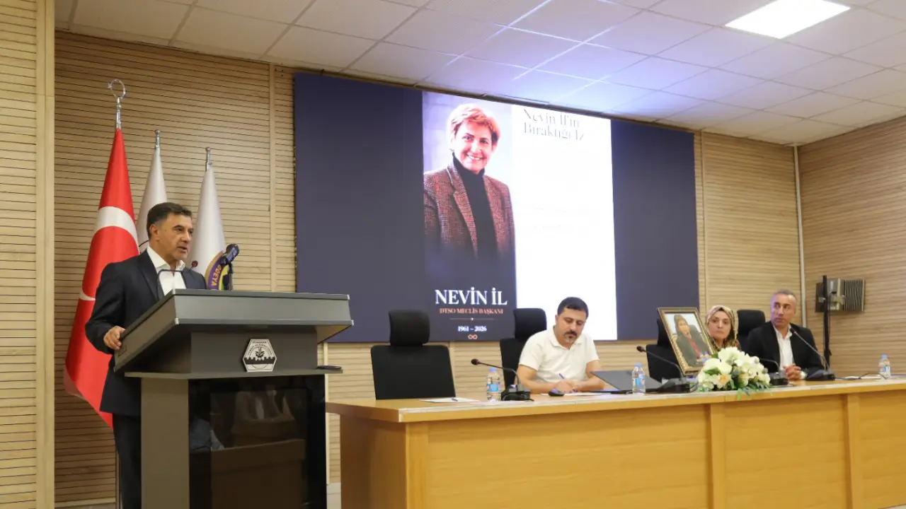 DTSO Meclis toplantısında Nevin İl anıldı