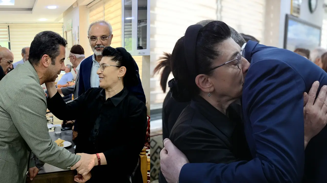 DEM Parti ve AK Parti’den Leyla Zana’ya taziye ziyareti