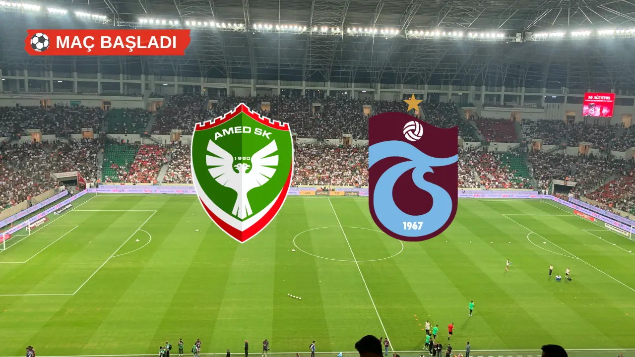 Diyarbakır’da tarihi maç başladı: Amedspor-Trabzonspor