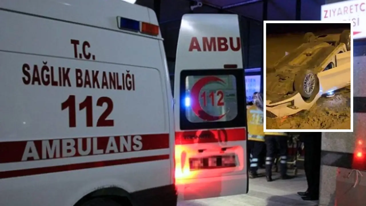 Diyarbakır Çarıklı’da otomobil takla attı: 1 yaralı
