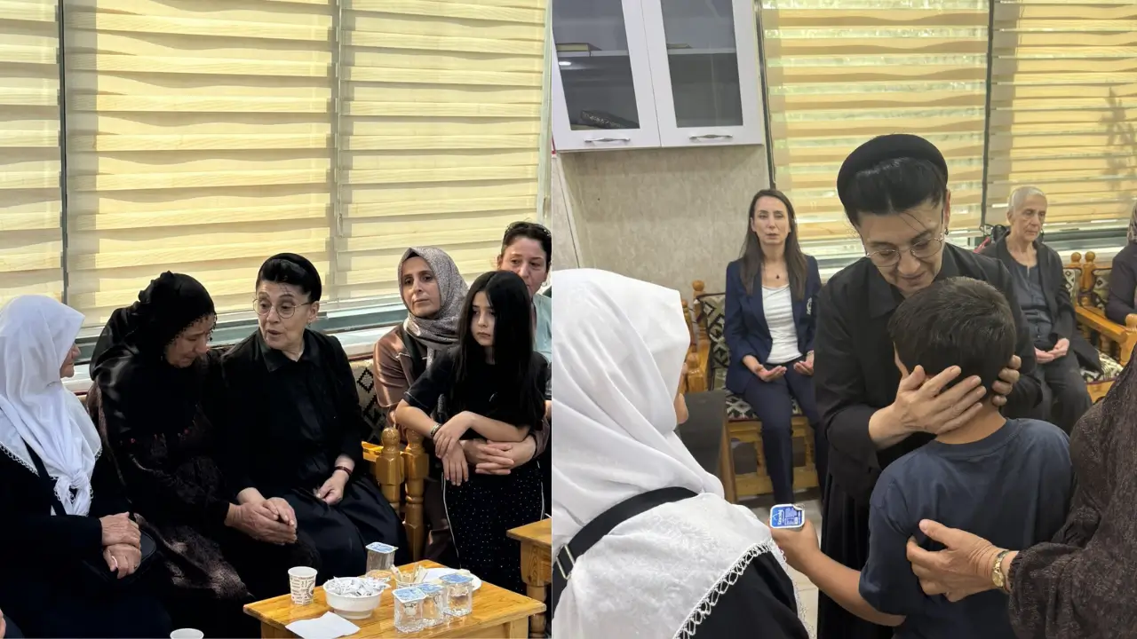 Güran ailesinden Mehdi Zana’nın taziyesine ziyaret