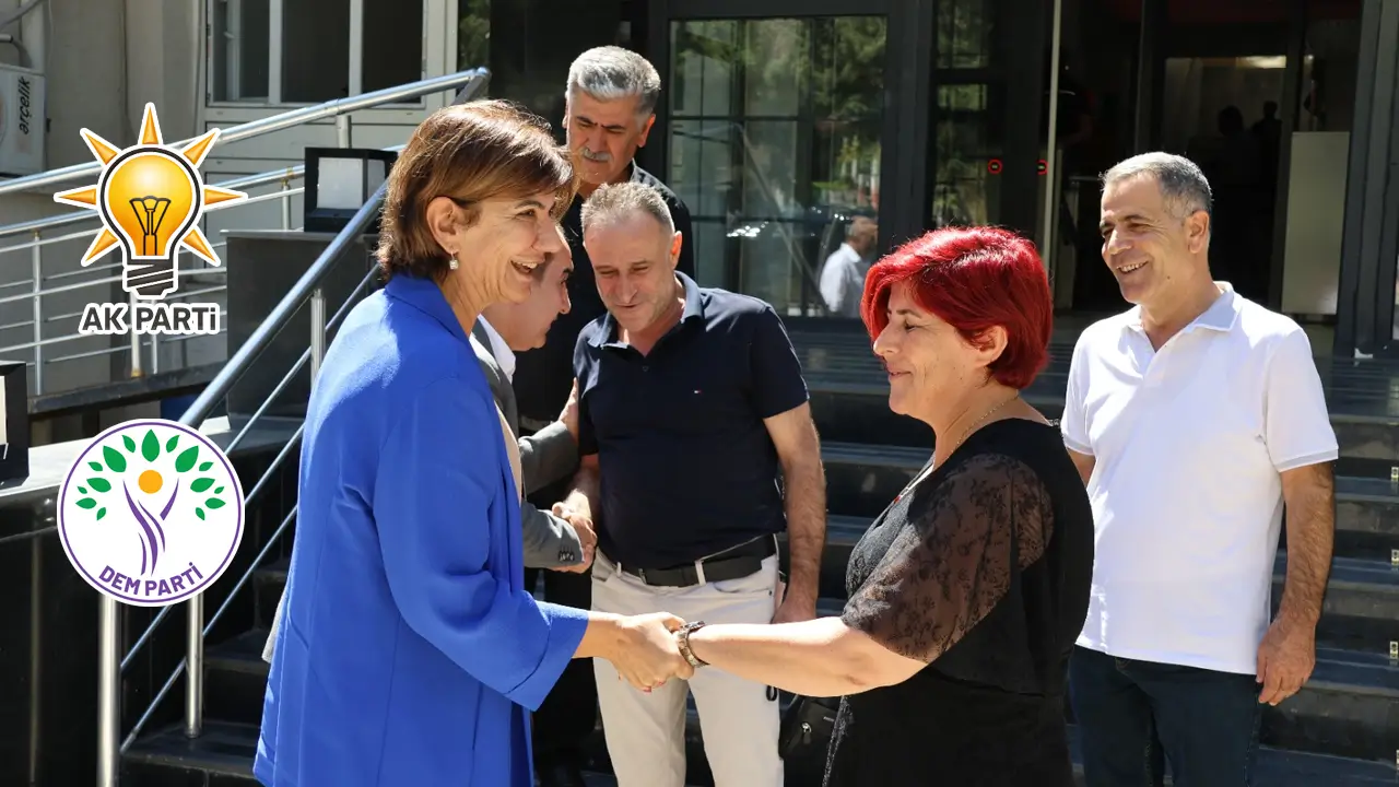 AK Partili vekilden DEM’li belediyeye ziyaret