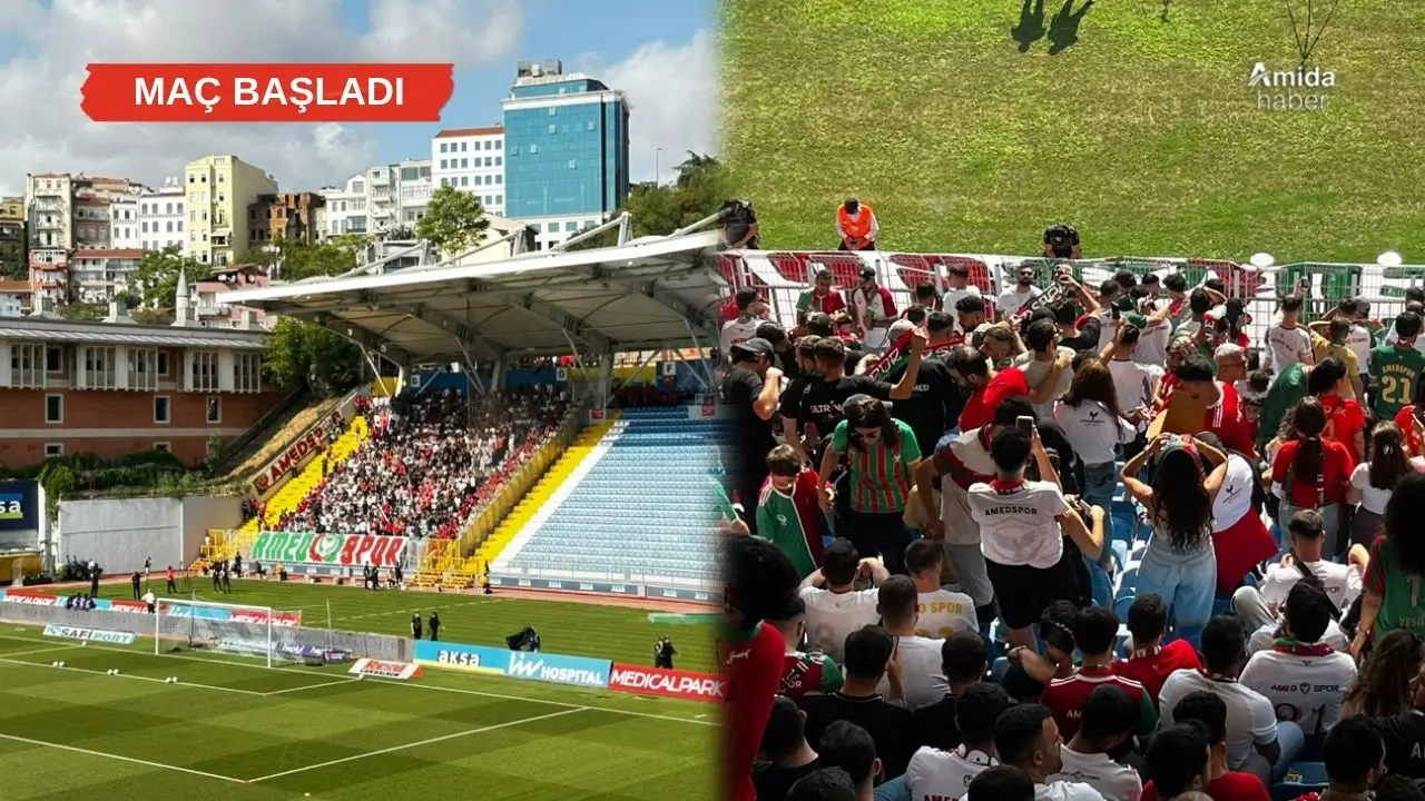 Amedspor- Kasımpaşa maçı başladı