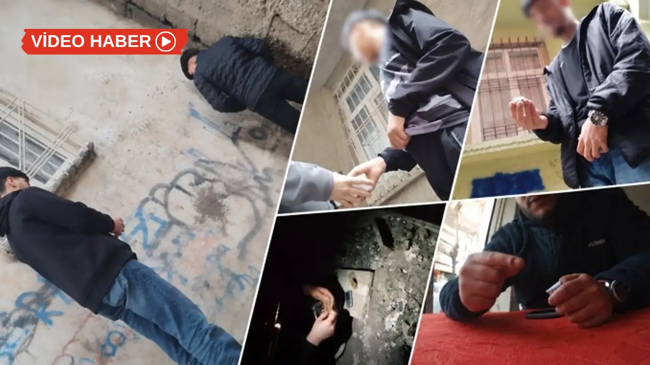 Diyarbakır’da uyuşturucu satıcıları gizli kameraya yakalandı