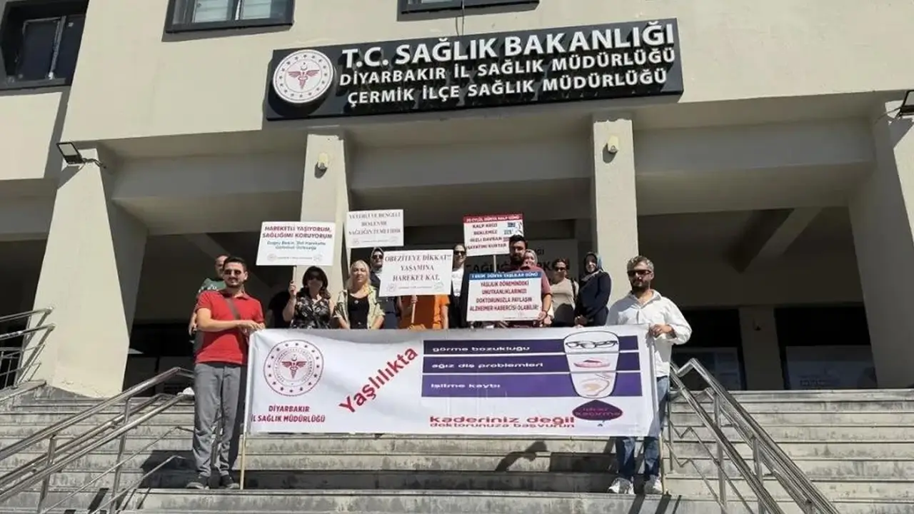 Diyarbakır’da obeziteye karşı yürüdüler