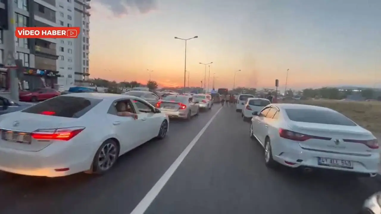 Diyarbakır trafiği Beşiktaş maçına kilitlendi: Stada ulaşılamıyor
