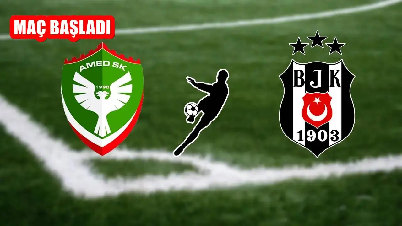 Tarihi Amedspor-Beşiktaş maçı başladı