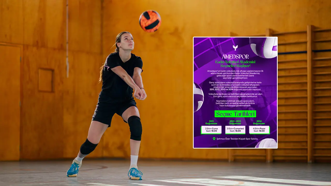 Amedspor kadın voleybolu seçme programını duyurdu