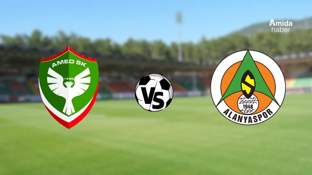 Amedspor-Alanyaspor maçının ilk 11’leri belli oldu
