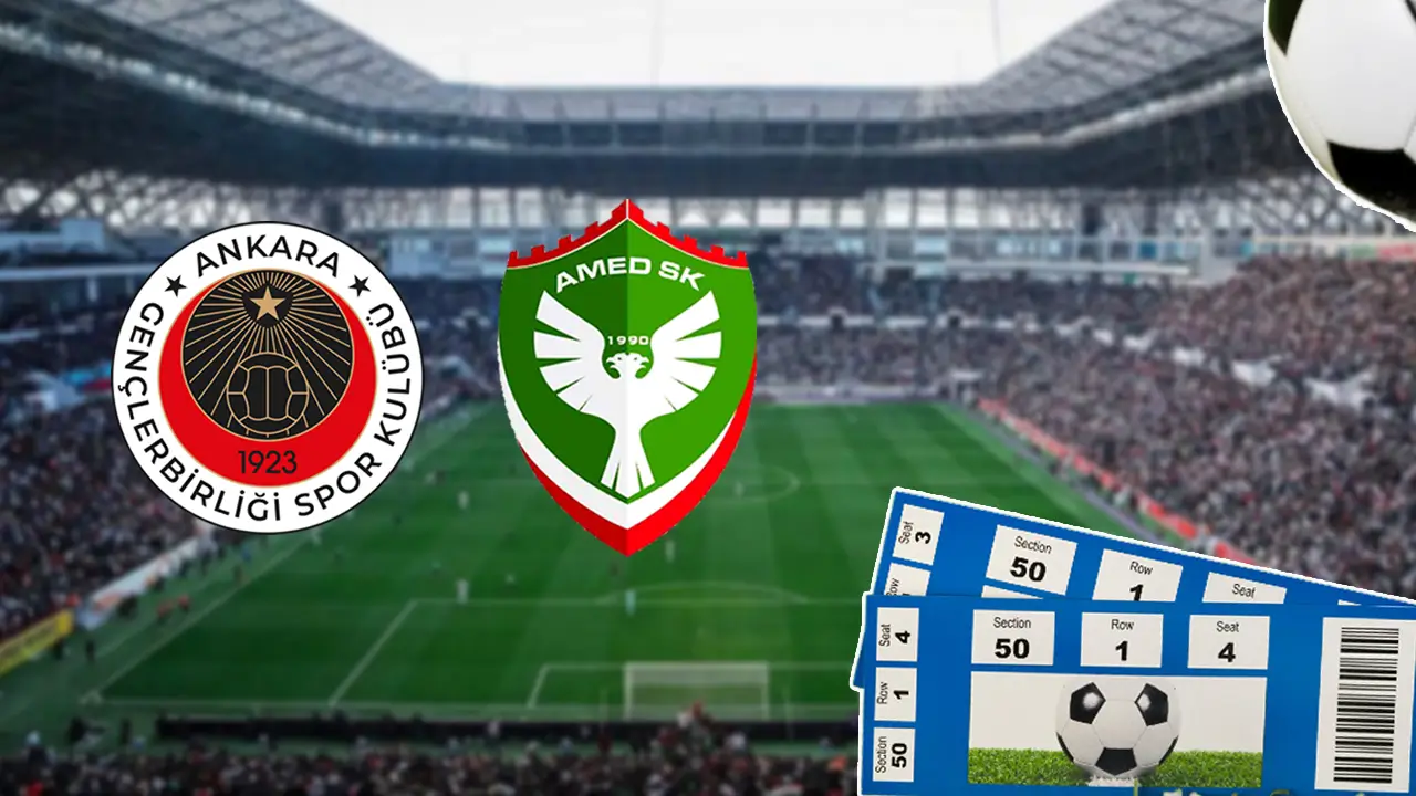 Gençlerbirliği-Amedspor maçı biletleri satışta: 4 eksik var