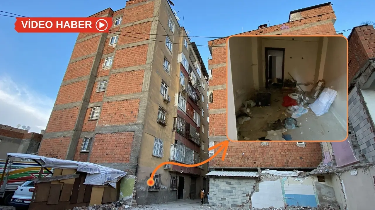 Diyarbakır’da çöp ev: Binayı ağır koku sardı