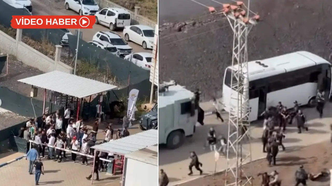 Diyarbakır’daki işçi eylemine polis müdahalesi
