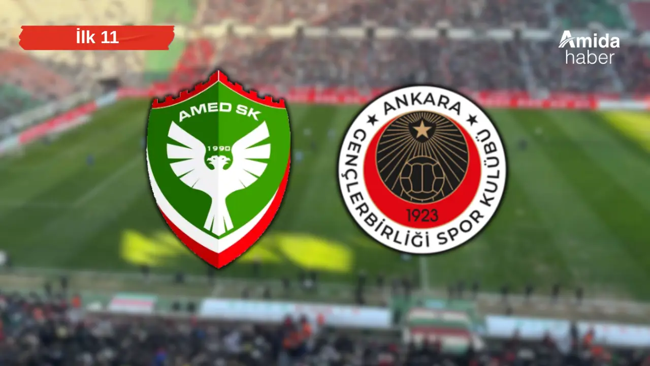 Amedspor’un Gençlerbirliği maçındaki ilk 11’i belli oldu