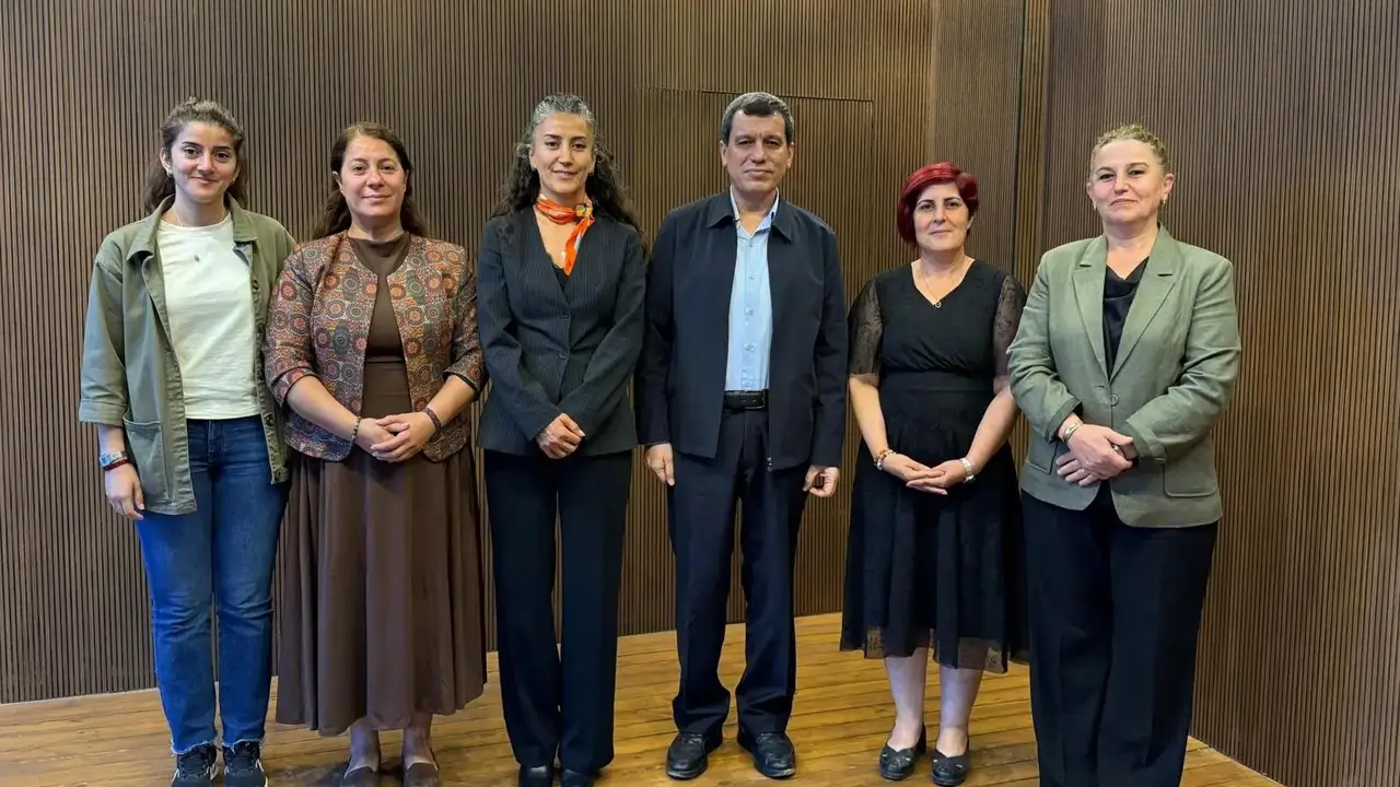 Mazlum Abdi, DEM Parti heyetiyle görüştü