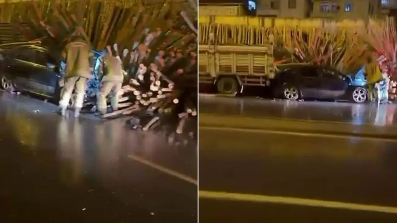 Diyarbakır’da kaygan yol kazaya yol açtı: 2 yaralı