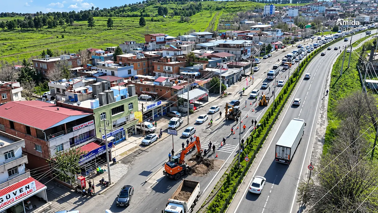 Diyarbakır Seyrantepe trafiği için alternatif güzergâh duyuruldu