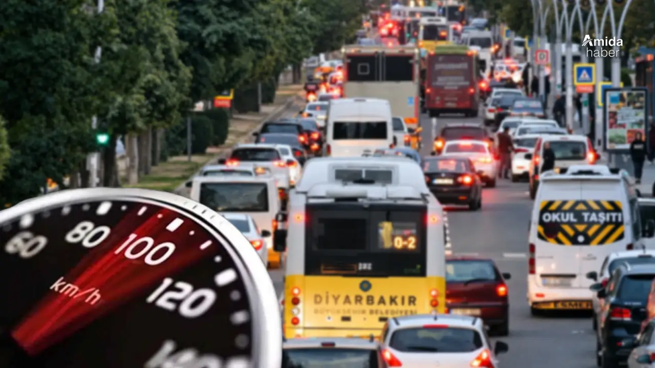 Diyarbakır’da hız sınırları: Cadde 75’te 65’e düşürüldü